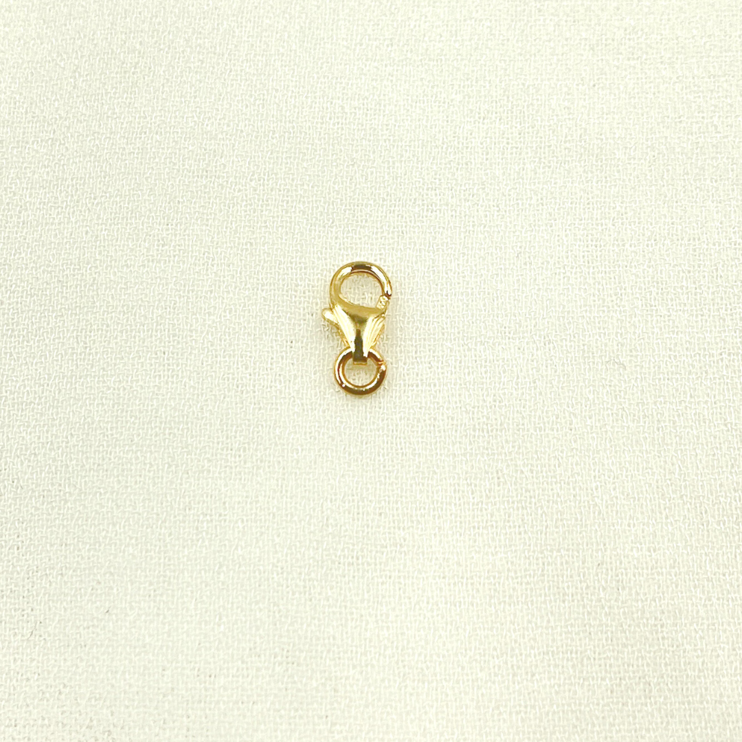 14K Solid Gold Trigger Clasp 7mm