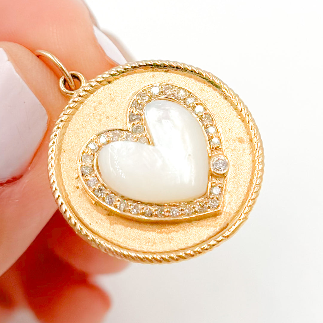 14K Gold Heart Pendants