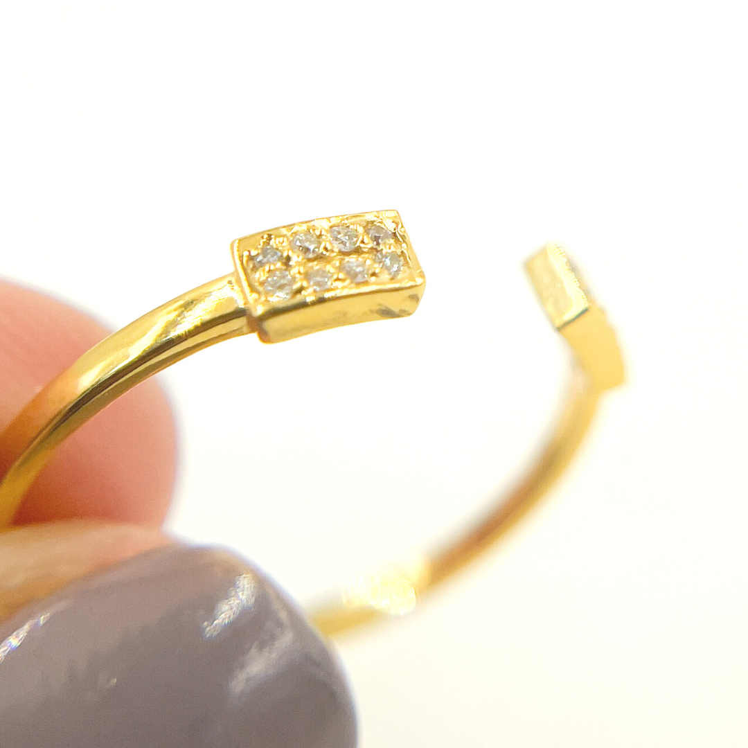 14K Solid Gold Diamond Ring. GDR37