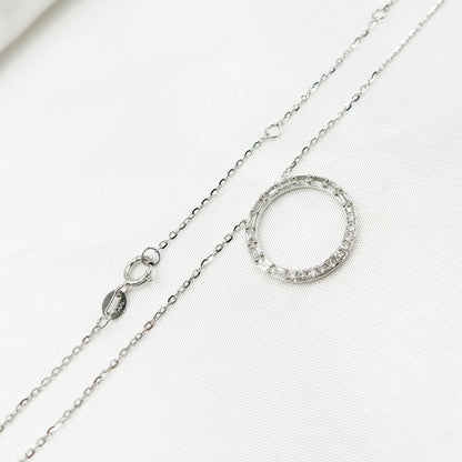 NT402333. 14K Solid Gold Diamond Necklace