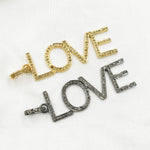 Load image into Gallery viewer, DP318. Diamond &amp; Sterling Silver Love Pendant
