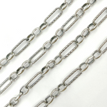 Load image into Gallery viewer, V168OX. Oxidized Sterling Silver Paperclip Chain
