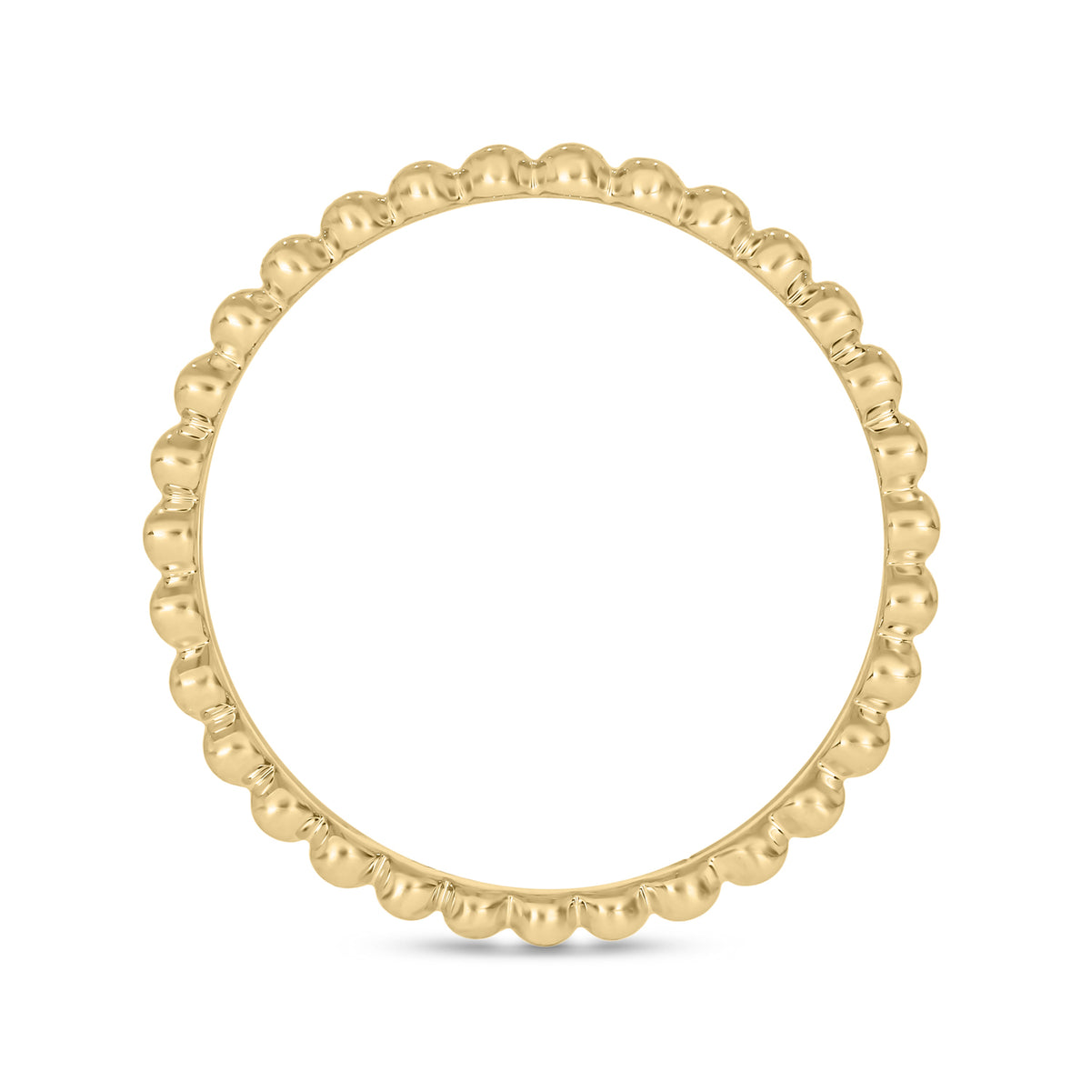 14K Solid Yellow Gold Bars Ring.