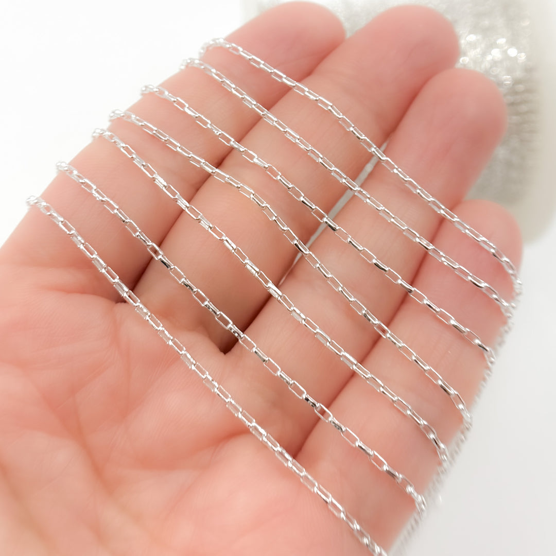 Y129SS. Sterling Silver Smooth Box Chain