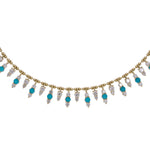 Load image into Gallery viewer, NFN71705. 14K Solid Gold Diamond and Gemstone Necklace