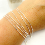 Load image into Gallery viewer, 925 Sterling Silver Cable Bar Chains