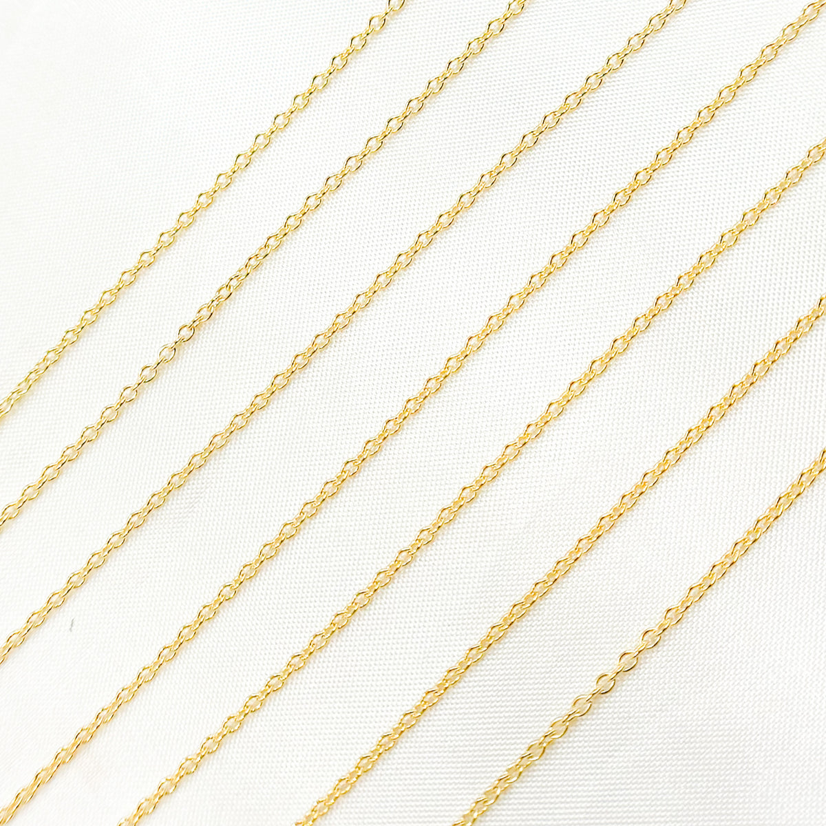 14K Solid Gold Cable Chain