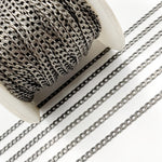 Load image into Gallery viewer, X12OX. Oxidized Sterling Silver Curb Chain
