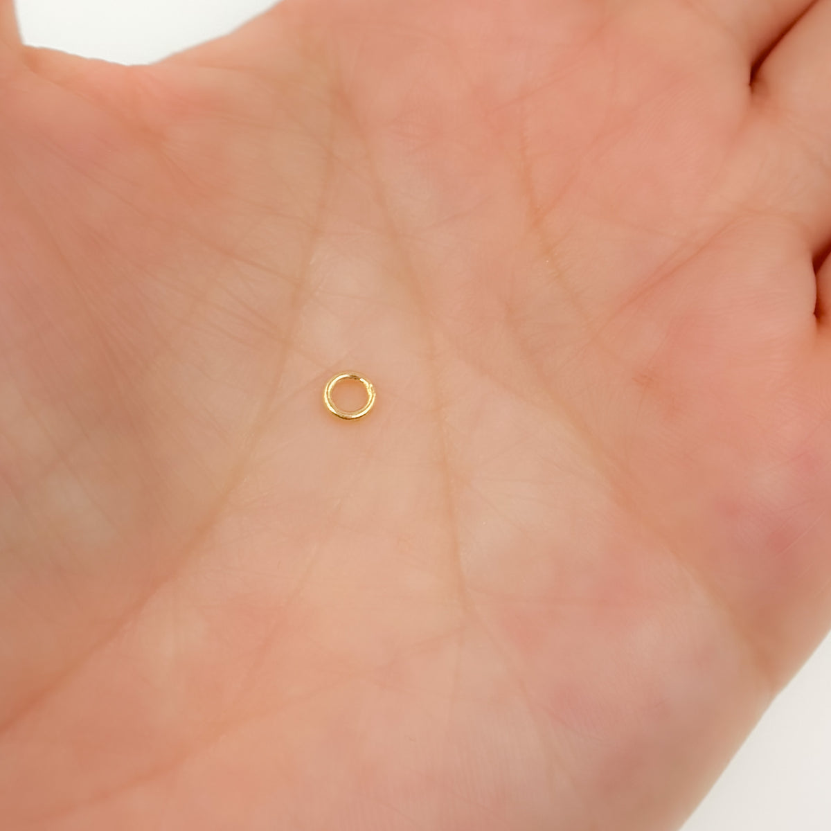 4MM Close Gold Plated Jump Ring