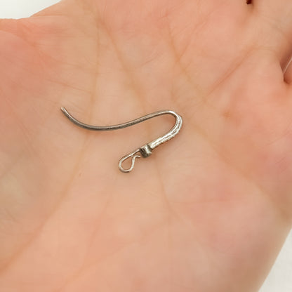 DC498. Diamond Sterling Silver Ear Wire