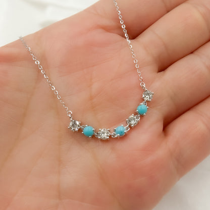 CN96321. 14K Solid Gold Diamond Necklace