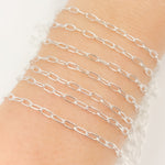 Load image into Gallery viewer, Y137SS. Sterling Silver Paperclip Chain

