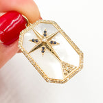 Load image into Gallery viewer, 14K Gold Star Pendants
