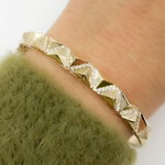 Load image into Gallery viewer, DBG00351. 14K Solid Gold Diamond Bangle