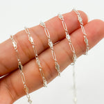 Load image into Gallery viewer, 901BSS.Sterling Silver Fancy Twisted Oval Link Chain
