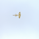 Load image into Gallery viewer, ER421158. 14k Solid Yellow Gold Oval Diamond Studs