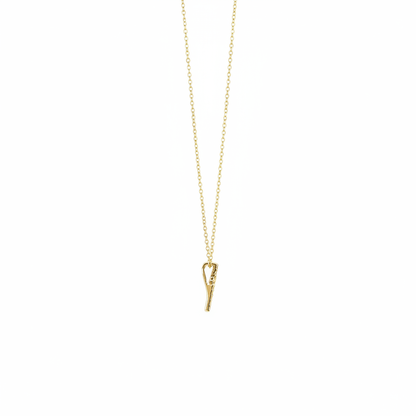 PCA44454. 14k Solid Gold Diamond Cross Necklace