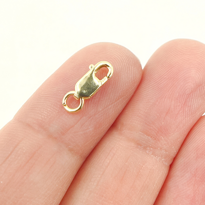 694_14K. 14k Solid Gold Oval Clasp