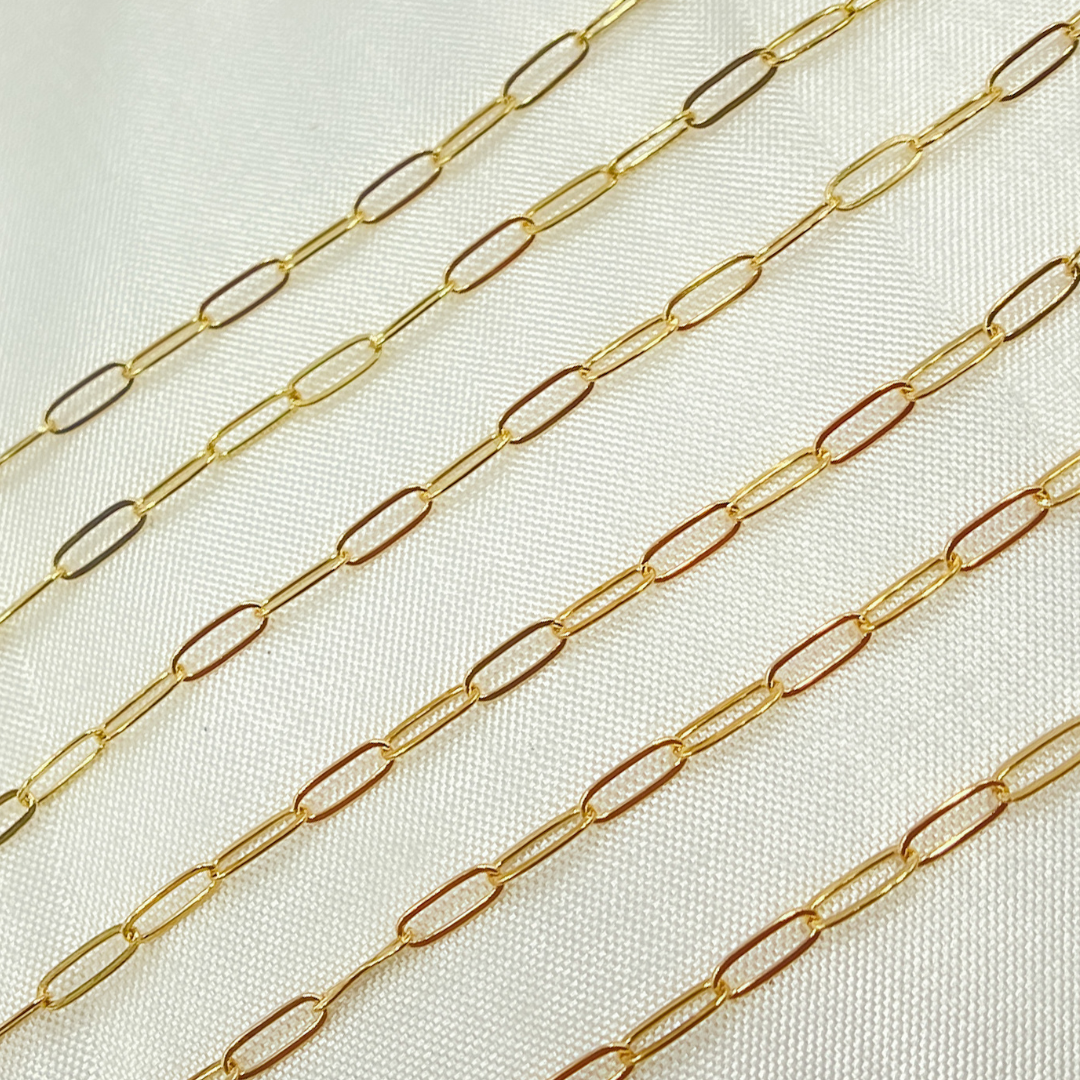 1606FGF. 14K Gold Filled Flat Oval Link Chain