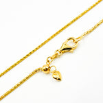 Load image into Gallery viewer, TRE004. 14k Solid Yellow Gold Wheat Chain