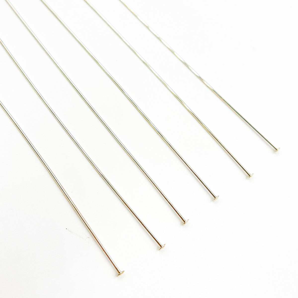 Sterling Silver Flat 3 Inch Headpin