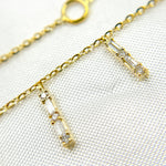Load image into Gallery viewer, 14K Solid Gold Diamond Dangle Necklace. NT401869
