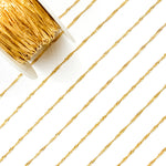 Load image into Gallery viewer, V316GF. 14K Gold Filled Twisted Singapore Unfinished Chain