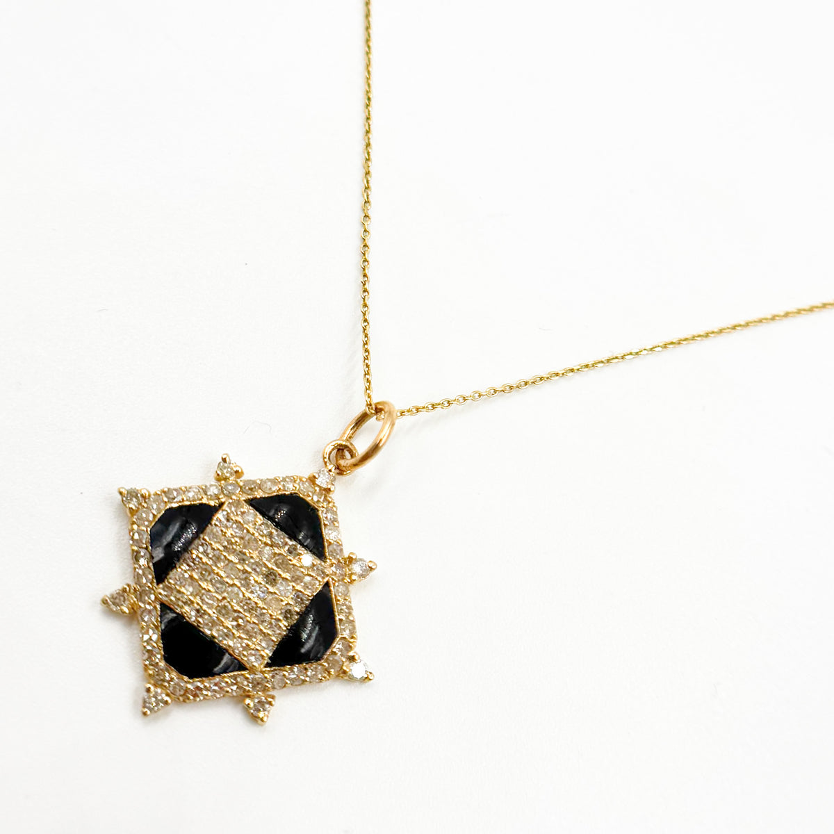 Buy Now 14K Gold Square Pendants