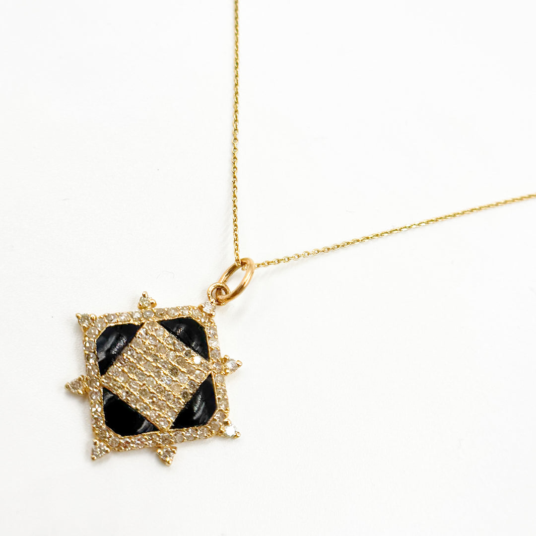 Buy Now 14K Gold Square Pendants