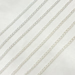 Load image into Gallery viewer, 1813CSS. Sterling Silver Curb Cable Chain
