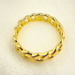 Load image into Gallery viewer, 14K Solid Yellow Gold Chain Link Ring. RAZ01411
