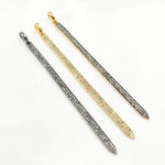 Load image into Gallery viewer, DC684. Diamond Silver Spike Pendant
