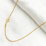 Load image into Gallery viewer, 14k Gold Filled Box Finished Necklace. 942SR
