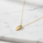 Load image into Gallery viewer, DHP00179. 14K Solid Gold Diamond Rhombus Pendant Necklace