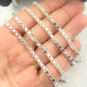 Sterling Silver Box Link Chain