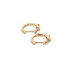 Load image into Gallery viewer, EHI56727. 14k Solid Gold Diamond Huggies
