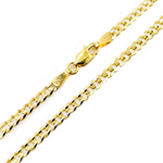Load image into Gallery viewer, 060R13FG1T2A9L001. 14K Solid Gold Cuban Curb Chain

