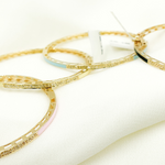 Load image into Gallery viewer, KG104. 14K Solid Gold Enamel Bangle with Diamonds