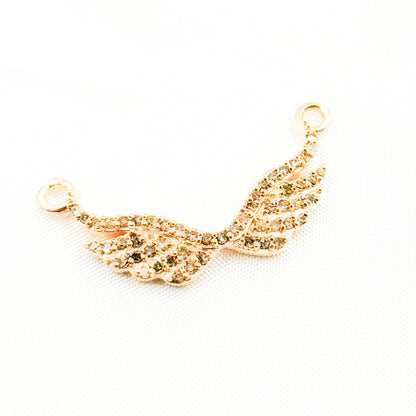 DC436. Diamond Sterling Silver Wing Pendant