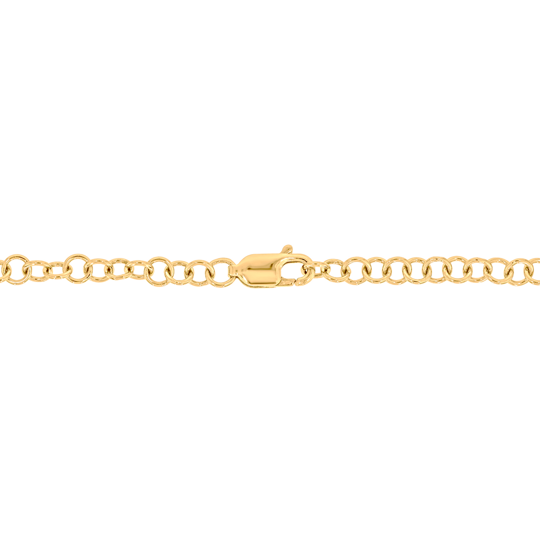 NFP71713. 14K Solid Gold Diamond Tennis Choker Necklace