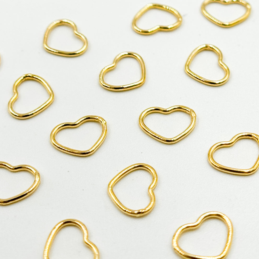 V294MGF. 14k Gold Filled Heart Charm