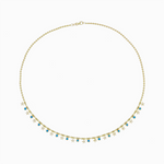 Load image into Gallery viewer, NFD71708. 14K Solid Gold Diamond Necklace
