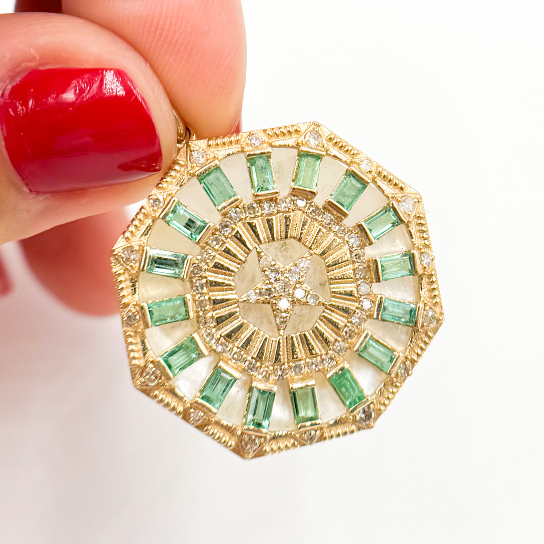 14K Gold Star Pendant