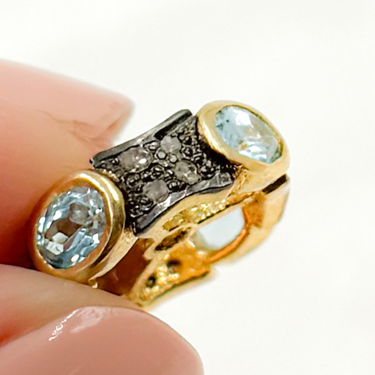 Shop Now Sterling Silver Spacer Bead with Gemstone