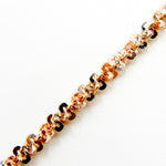 Load image into Gallery viewer, MAR30RGP. Sterling Silver Rose Gold Plated Popcorn Necklace