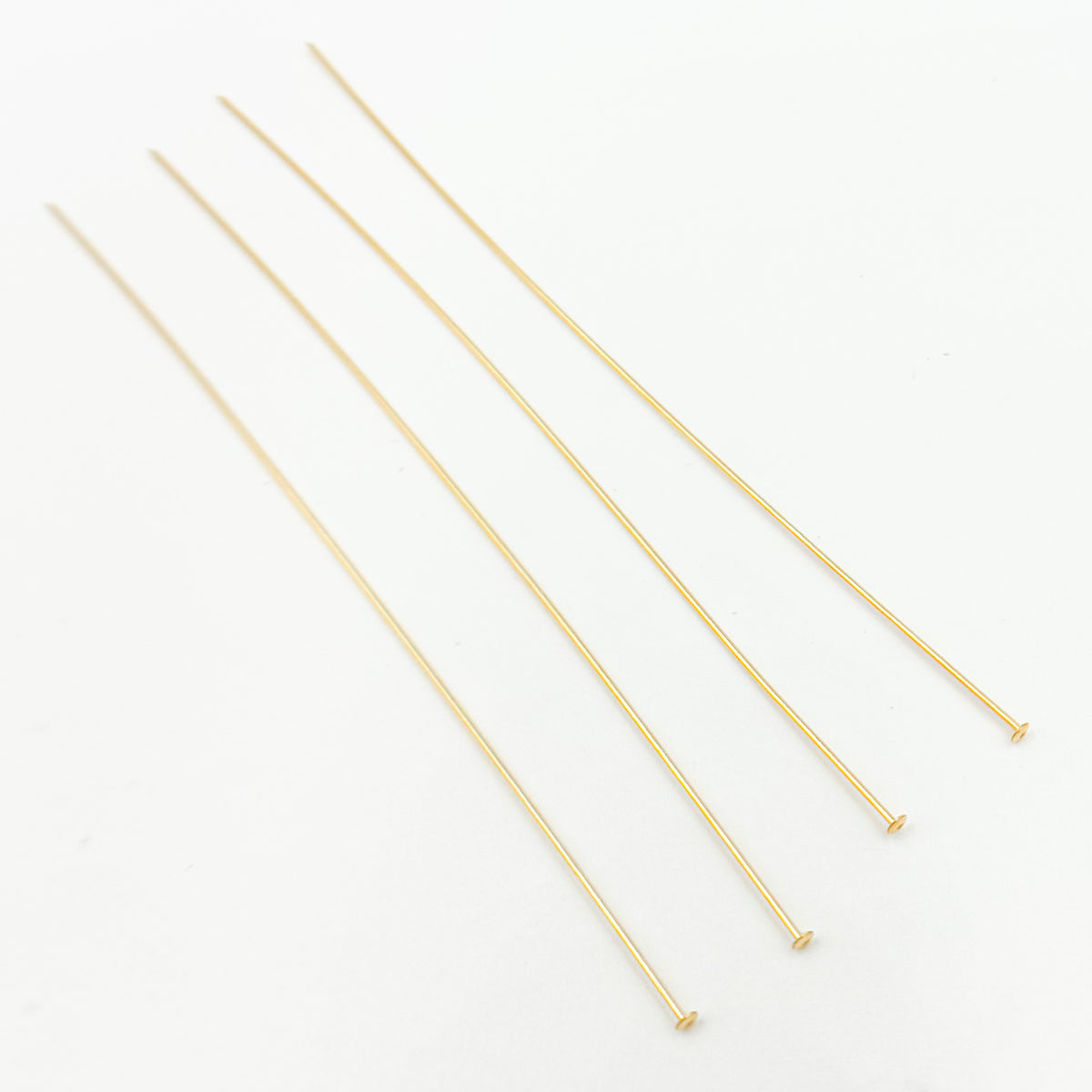 Gauge Gold-filled Flat 3 Inch Headpin