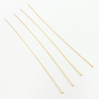 Gauge Gold-filled Flat 3 Inch Headpin