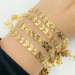 Load image into Gallery viewer, Gold Plated 925 Sterling Silver Chevron Chains