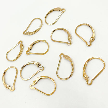 Gold-Filled Plain Leverback Interchangeable Ear Wire