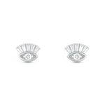 Load image into Gallery viewer, ER421145. 14K Solid Gold Diamond Eye Studs
